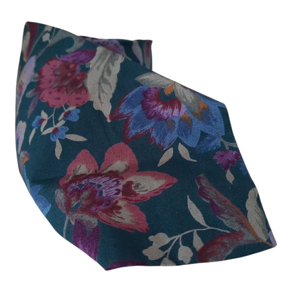 Franco Baretta Green Floral Tie
